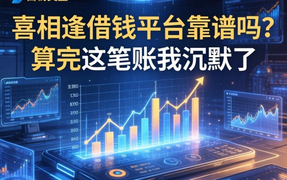 喜相逢借钱平台靠谱吗？算完这笔账我沉默了