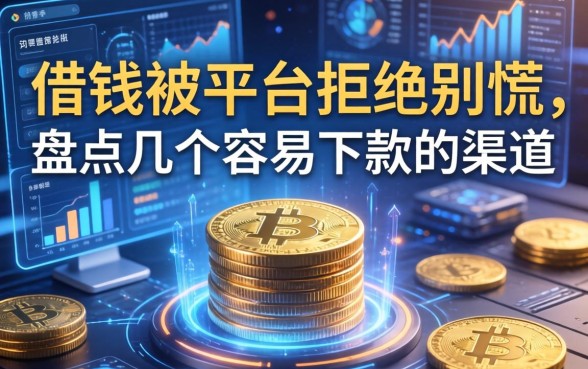 借钱被平台拒绝别慌，盘点几个容易下款的渠道