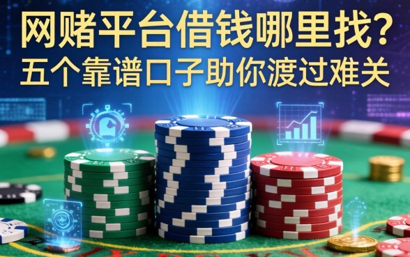网赌平台借钱哪里找？五个靠谱口子助你渡过难关