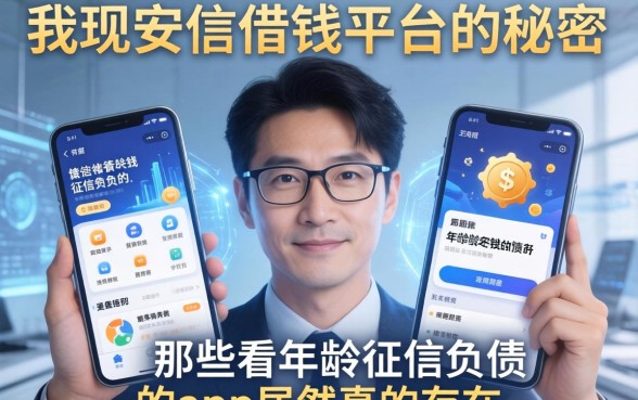 我发现了安信借钱平台的秘密，那些不看年龄征信负债的app居然真的存在