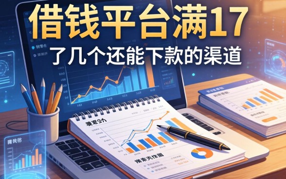 借钱平台满17：整理了几个还能下款的渠道