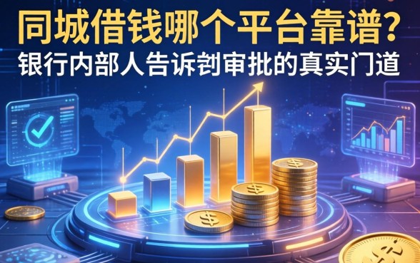 同城借钱哪个平台靠谱？银行内部人告诉你审批的真实门道