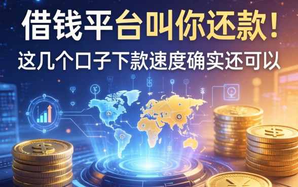 借钱平台叫你还款：这几个口子下款速度确实还可以