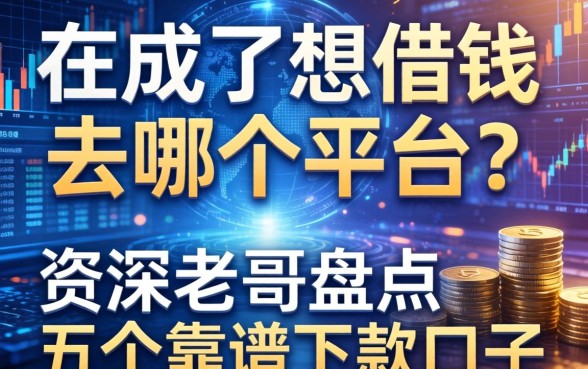 成年了想借钱去哪个平台？资深老哥盘点五个靠谱下款口子