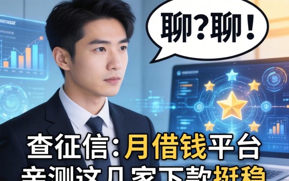 聊聊那些不查征信的月借钱平台，亲测这几家下款挺稳