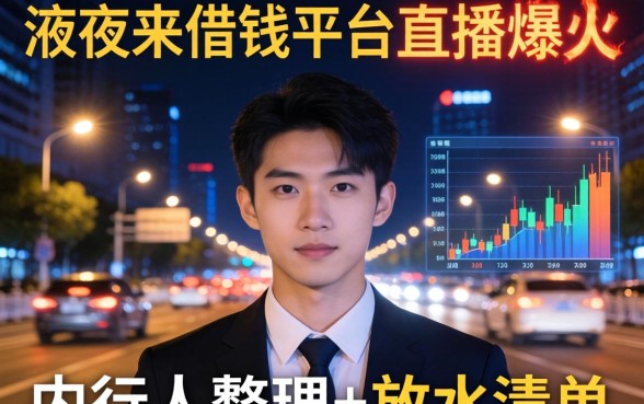 深夜来借钱平台直播爆火，内行人整理的放水清单