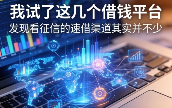 我试了这几个借钱平台，发现不看征信的速借渠道其实并不少