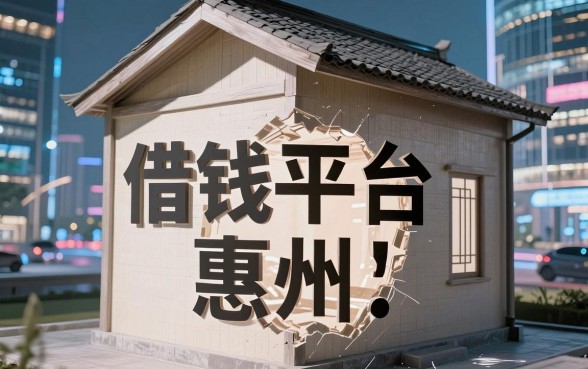 揭秘房屋借钱平台惠州：这几个隐藏口子通过率惊人
