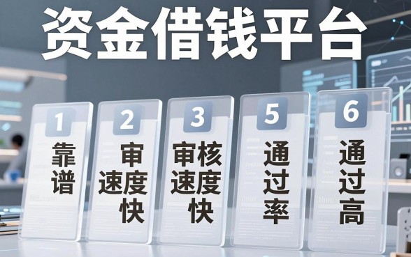 盘点五个靠谱的资金借钱平台，审核速度快通过率高