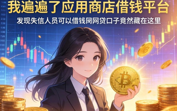 我翻遍了应用商店借钱平台，发现失信人员可以借钱的网贷口子竟然藏在这里