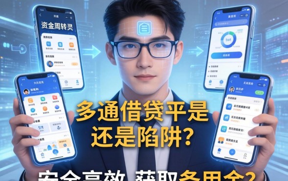 面对资金周转不灵，开通多个借钱平台是良策还是陷阱？如何安全高效地获取备用金？
