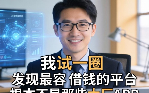 我试了一圈，发现最容易借钱的平台根本不是那些大厂APP