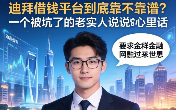 迪拜借钱平台到底靠不靠谱？一个被坑过的老实人说说心里话