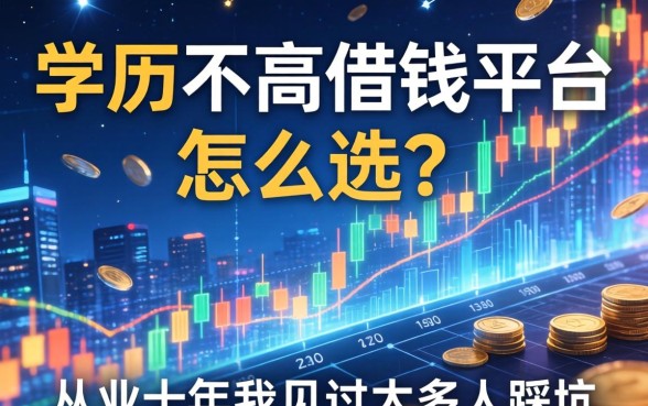 学历不高借钱平台怎么选？从业十年我见过太多人踩坑