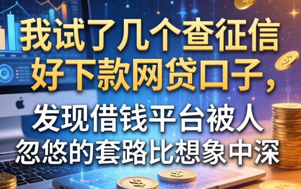 我试了几个不查征信好下款的网贷口子，发现借钱平台被人忽悠的套路比想象中深