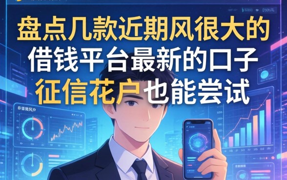 盘点几款近期风很大的借钱平台最新的口子，征信花户也能尝试