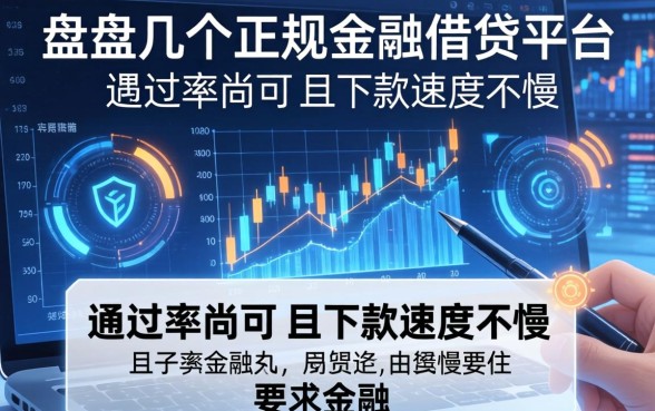 盘点几个正规金融借钱平台，通过率尚可且下款速度不慢
