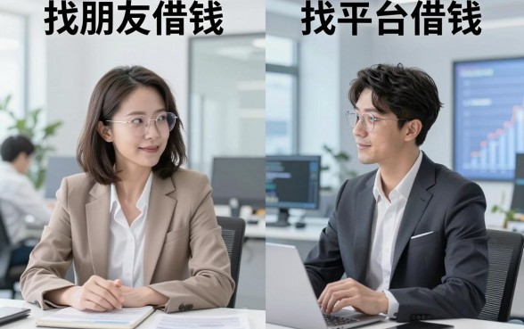 找朋友借钱和找平台借钱对比后，发现这几个渠道更实用
