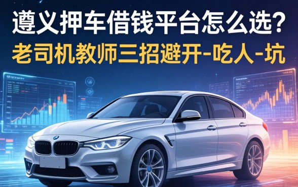 遵义押车借钱平台怎么选？老司机教你三招避开-吃人-坑