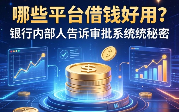 哪些平台借钱好用？银行内部人告诉你审批系统的秘密
