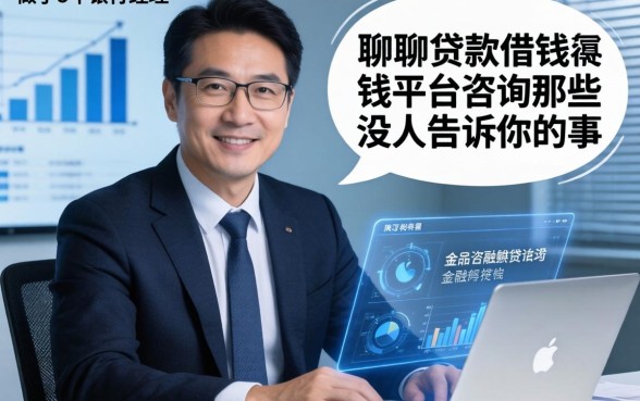 做了8年银行经理，聊聊贷款借钱平台咨询那些没人告诉你的事