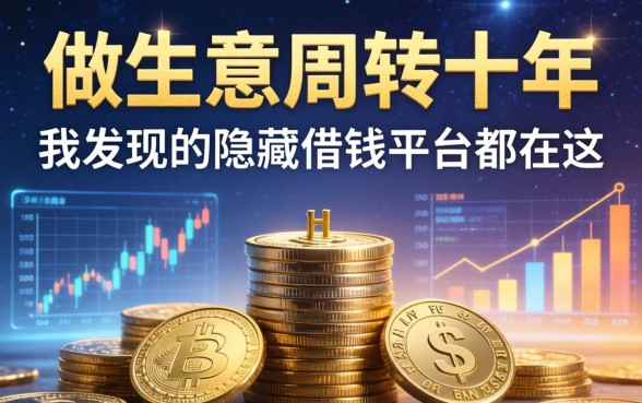 做生意周转十年，我发现的隐藏借钱平台都在这