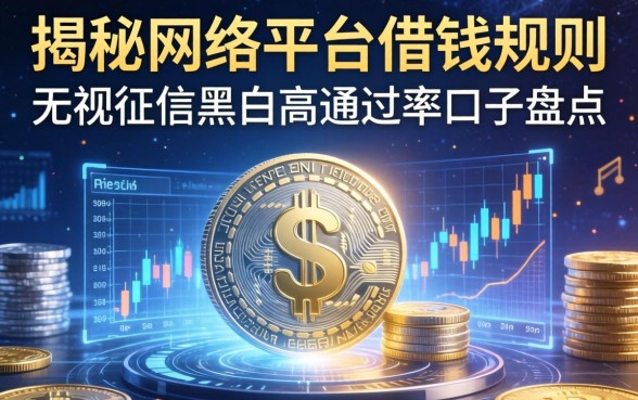 揭秘网络平台借钱规则：无视征信黑白的高通过率口子盘点