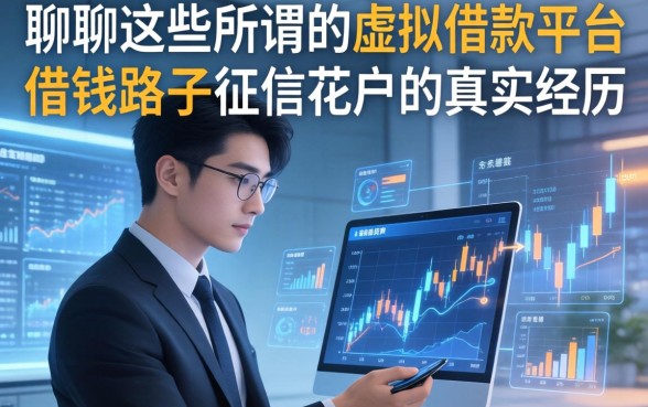 聊聊那些所谓的虚拟借款平台借钱路子，征信花户的真实经历