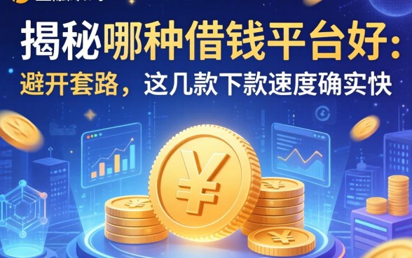 揭秘哪种借钱平台好：避开套路，这几款下款速度确实快
