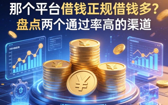 那个平台借钱正规借钱多？盘点两个通过率高的渠道