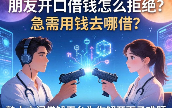 朋友开口借钱怎么拒绝？急需用钱去哪借？熟人之间借钱平台为你解开面子难题