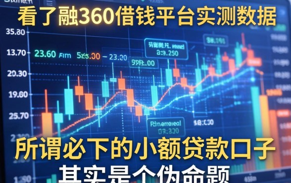 我看了融360借钱平台的实测数据，发现所谓必下的小额贷款口子其实是个伪命题