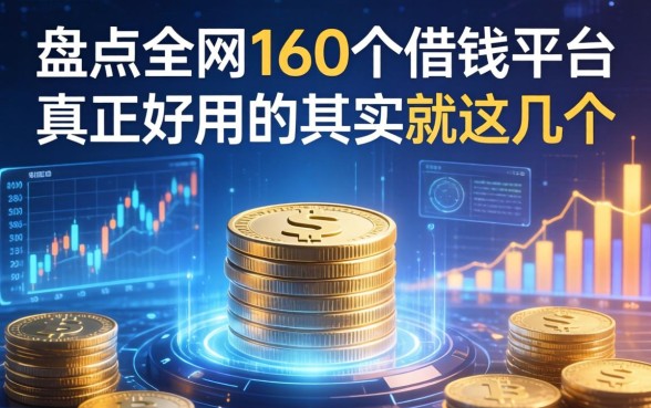 盘点全网160个借钱平台，真正好用的其实就这几个