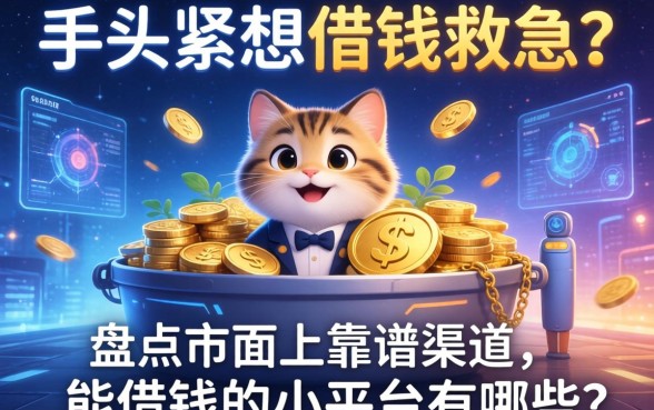 手头紧想借钱救急？盘点市面上靠谱渠道，能借钱的小平台有哪些？