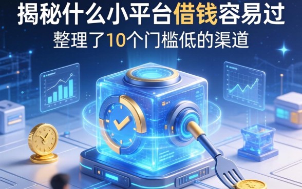 揭秘什么小平台借钱容易过，整理了10个门槛低的渠道