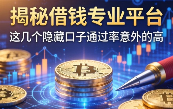 揭秘借钱专业平台：这几个隐藏口子通过率意外的高