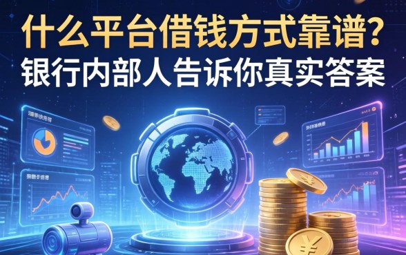 什么平台借钱方式靠谱?银行内部人告诉你真实答案