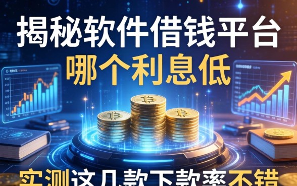 揭秘软件借钱平台哪个利息低，实测这几款下款率不错
