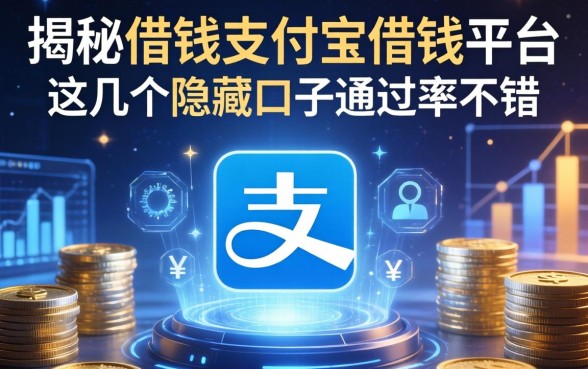 揭秘借钱支付宝借钱平台，这几个隐藏口子通过率不错