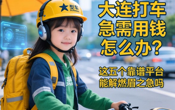 大连打车急需用钱怎么办？这五个靠谱平台能解燃眉之急吗？