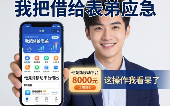 我把手机借给表弟应急，他竟在移动平台借出8000元，这操作我看呆了