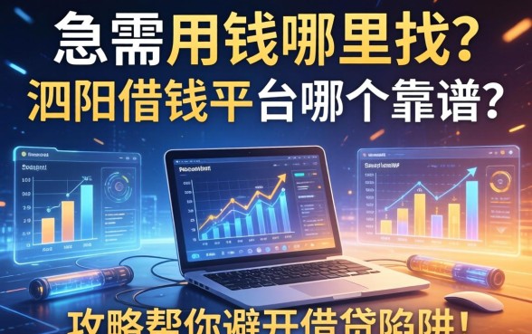 急需用钱哪里找？泗阳借钱平台哪个靠谱？这篇攻略帮你避开借贷陷阱！