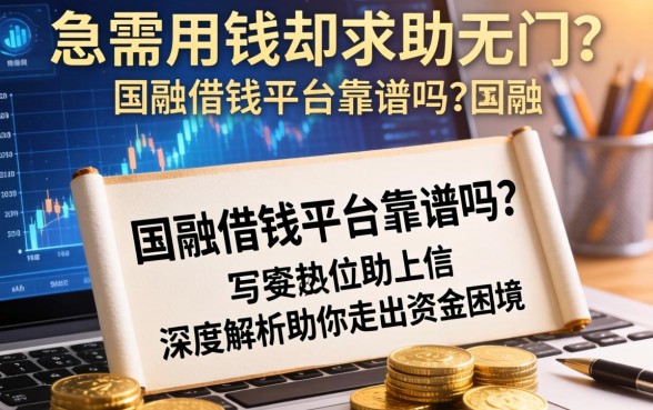 急需用钱却求助无门？国融借钱平台靠谱吗？深度解析助你走出资金困境