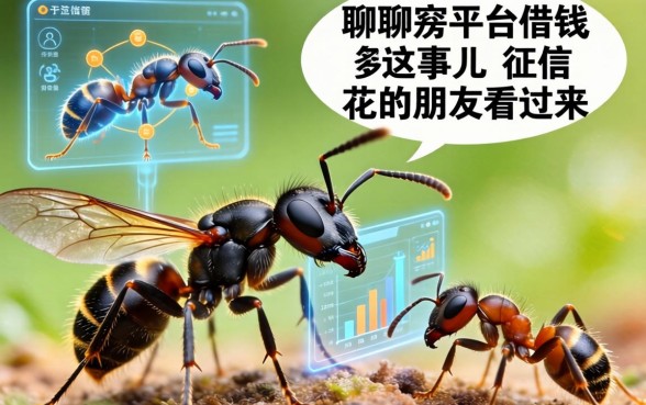 聊聊蚁房平台借钱这事儿，征信花的朋友看过来