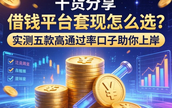 干货分享：借钱平台套现怎么选？实测五款高通过率口子助你上岸