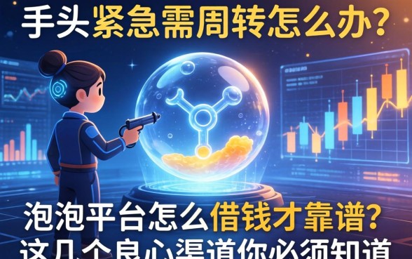 手头紧急需周转怎么办？泡泡平台怎么借钱才靠谱？这几个良心渠道你必须知道