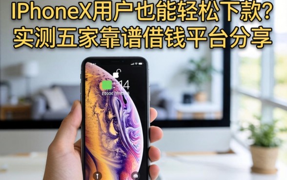 iPhoneX用户也能轻松下款？实测五家靠谱借钱平台分享