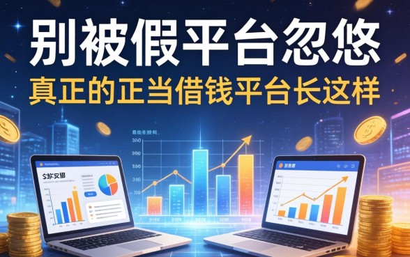 别被假平台忽悠，真正的正当借钱平台长这样