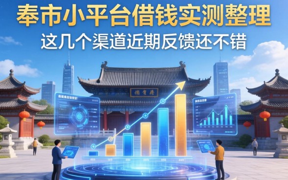 奉节小平台借钱实测整理，这几个渠道近期反馈还不错