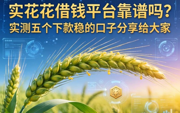 穗花花借钱平台靠谱吗？实测五个下款稳的口子分享给大家